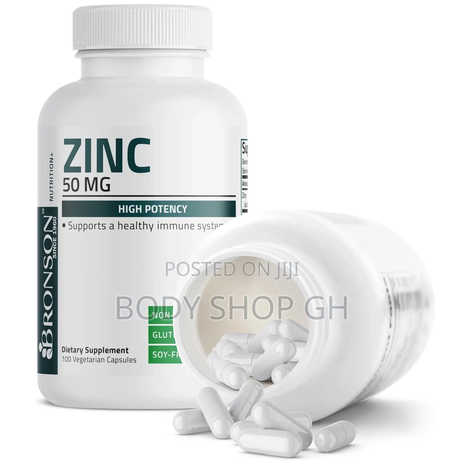 Bronson Zinc 50mg Complex High Potency Immune Support Antioxidant