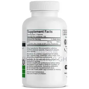 Bronson Zinc 50mg Complex High Potency Immune Support Antioxidant