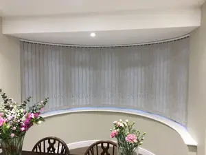 Maple Mocha Modern Vertical Window Curtain Blinds 