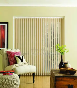 Cappuccino Bliss Vertical Modern Design Window Curtain Blinds 