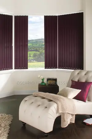 Peanut Butter Pleasure Modern Vertical Window Curtain Blinds 
