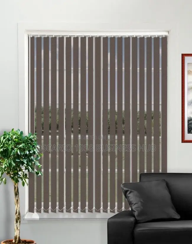 Blue Moon  Modern Vertical Design Window Curtain Blinds 