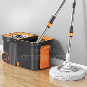 6 Heads 360 Spin Mop and Bucket