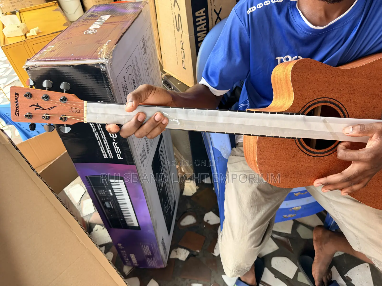 Strinberg Forest Series Semi-acoustic Guitar.