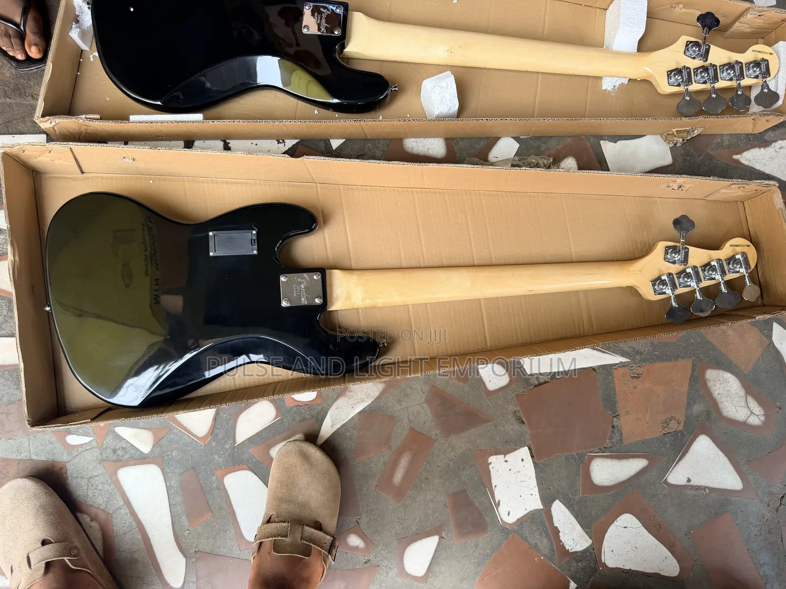 A 5-String Fender Jazz Bass Electric Guitar