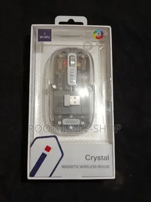 Wiwu Wm105 Crystal Transparent Wireless Mouse 2.4g Sky Blue