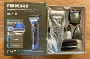 Nikai Nk-7156 3-in-1 Rechargeable Shaver