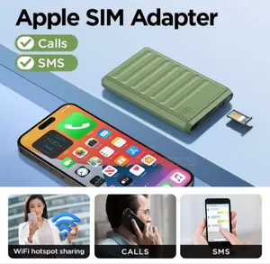 Esim Clip/Sim Card Adapter for iPhone - Call SMS Wifi Hotspot Internet