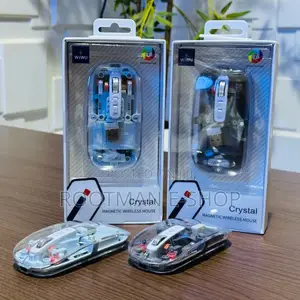 Wiwu Wm105 Crystal Transparent Magnetic Wireless Mouse