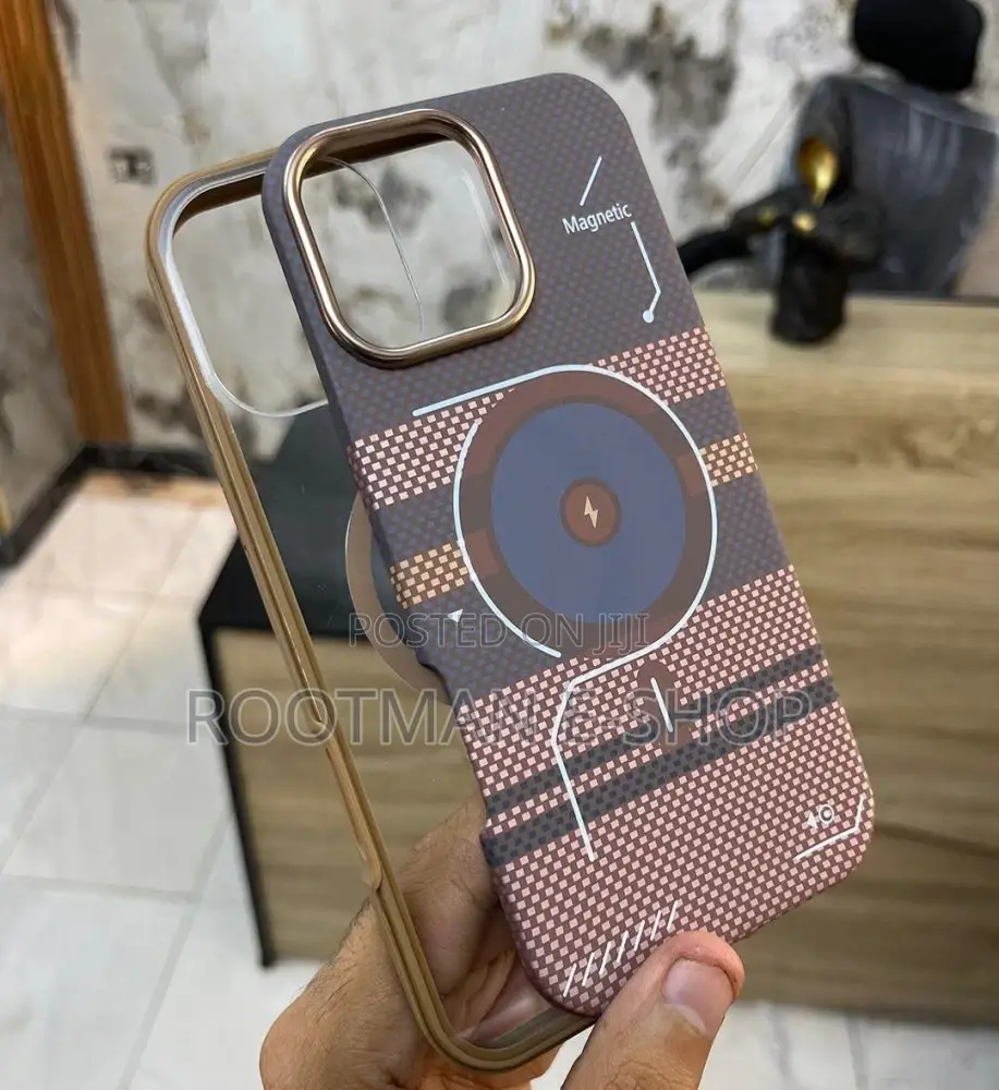 2-Piece Magnetic Carbon Fiber iPhone Case (12 Pro Max – 16 Pro Max)