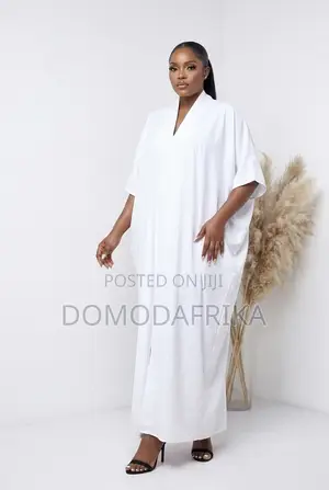 White Boubou Dress