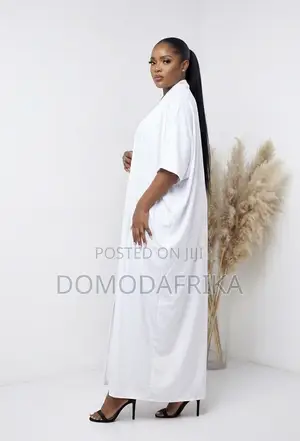 White Boubou Dress