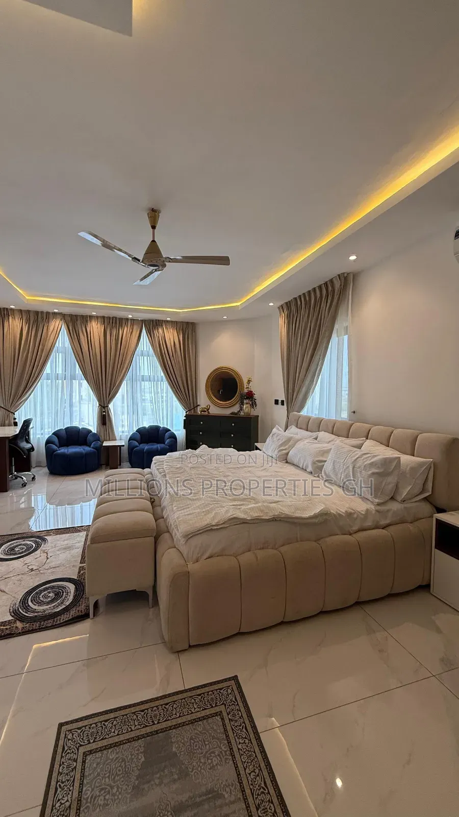 Furnished 5bdrm House in Millions Properties, Accra Metropolitan