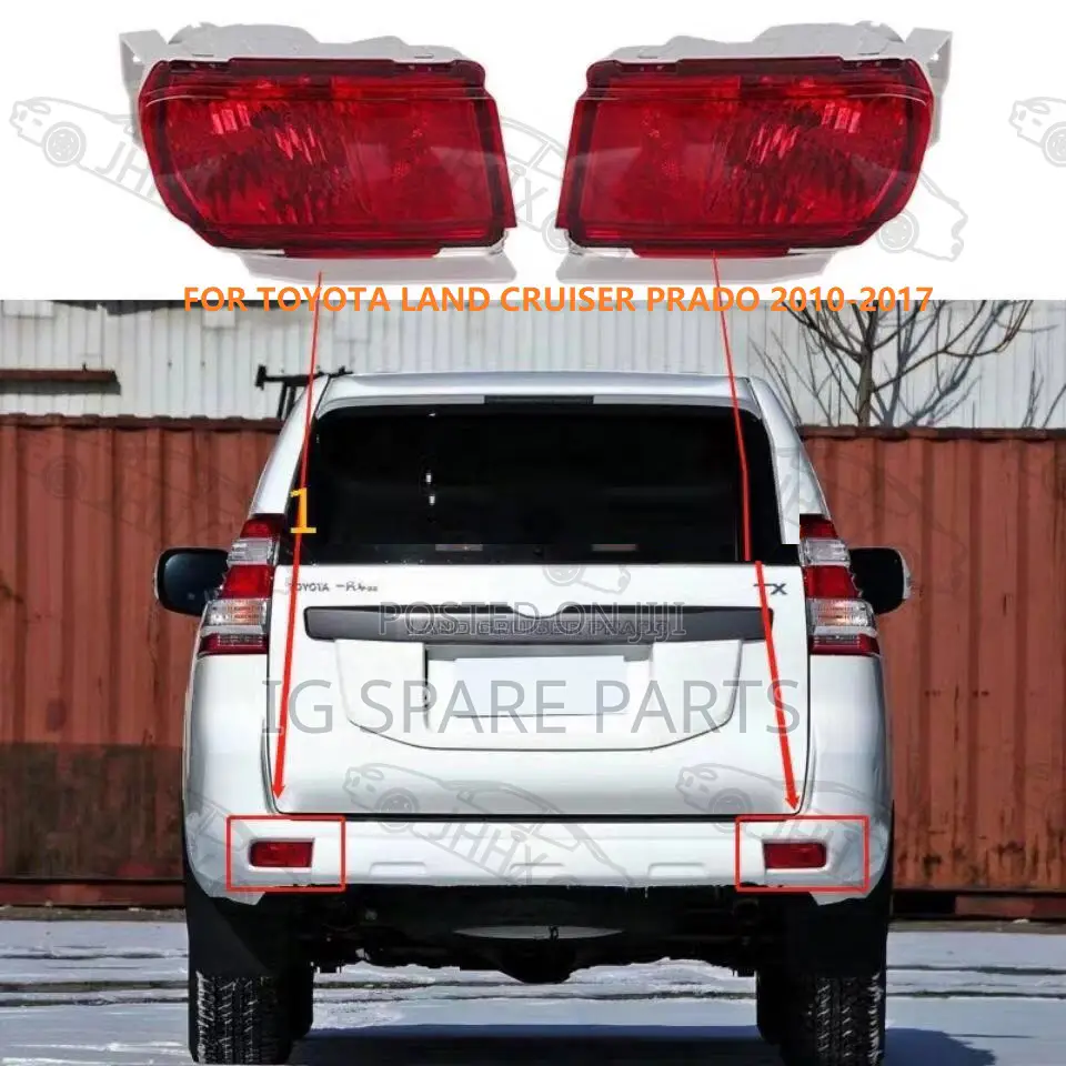 Toyota Land Cruiser Prado 2010-2020 Rear Bumper Reflector