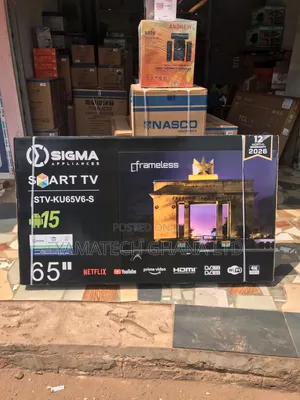 Sigma 65 Inche Smart Android 4k Tv With Bluetooth And Voice Remote