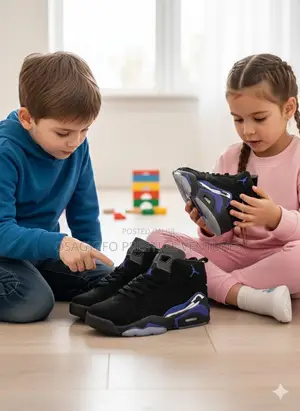 Quality Kids Nike Jordan Sneakers Black