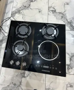 Shop Cute Quality Built-in 60cm Black Kenwood 1 Electric 3 Gas Hob
