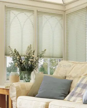 Satin Waves Modern Window Venetian Curtains Blind
