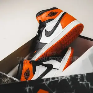 Jordan 1 Black Orange and White
