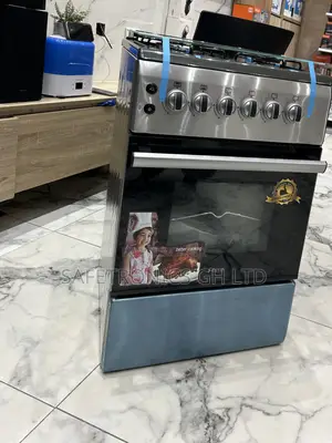 Try Efficient Ferre Grey Glass Lid 60x60 4 Gas Cooker Oven With Grill