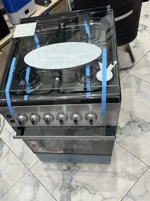 Get Top Notch Glass Lid 4 Gas Oven With Grill 60x60 Ferre Cooker