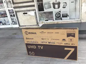 Authentic Sigma Sig-Ku50v6-S 50” Uhd Smart Tv(2025 Model)