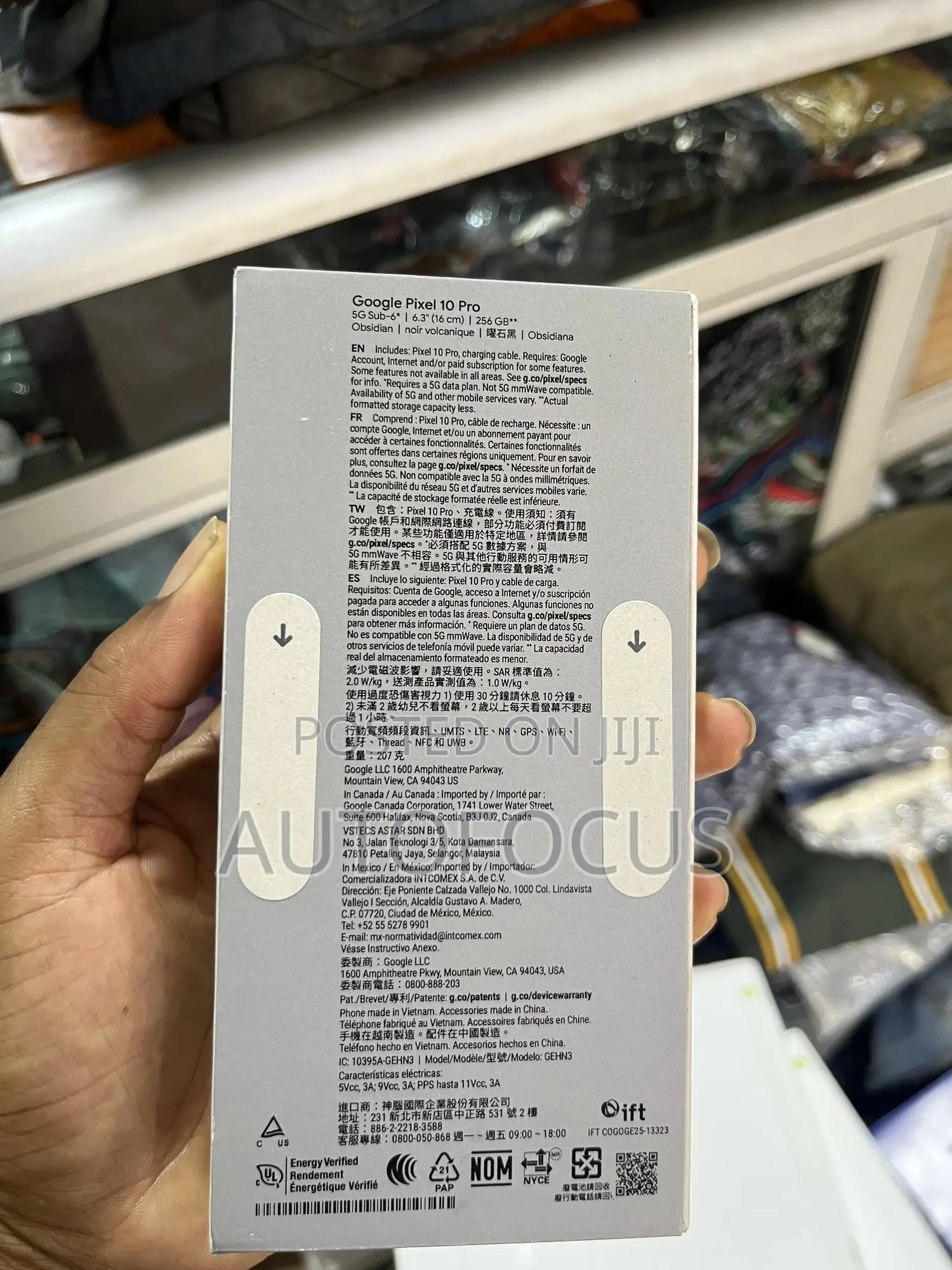 New Google Pixel 10 Pro 256 GB Black