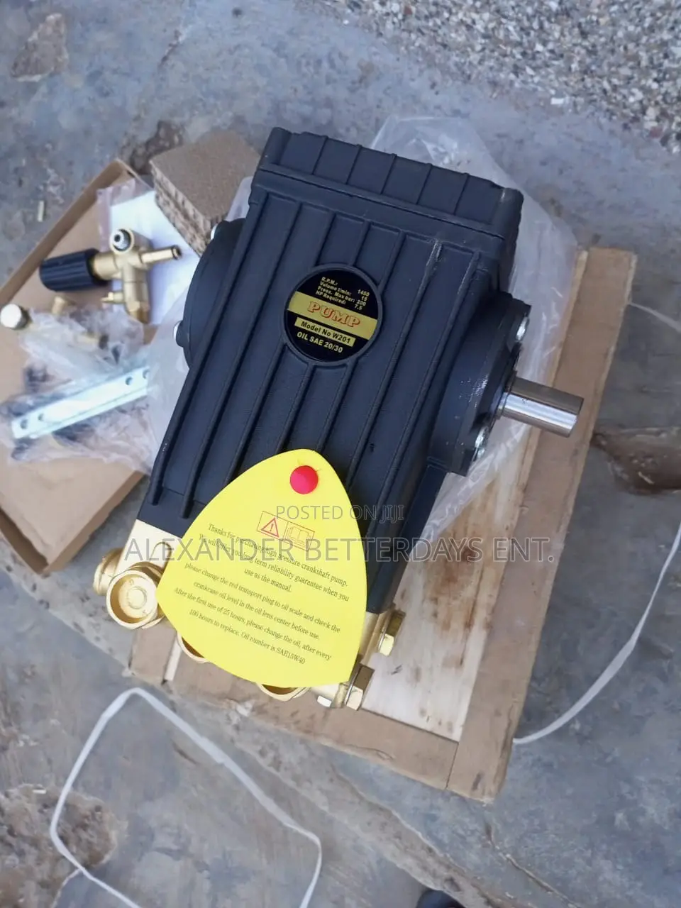 7.5hp Commercial High Pressure Washer (For Washing Bay)