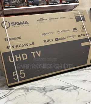Smart Uhd Android Frameless Sigma 55 Inch Sleek Tv