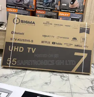 Exclusive Sigma 55 Inch Led Uhd Android Frameless Tv