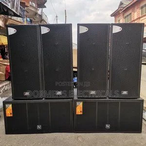 2pairs of JBN Full Range and a Pair of Ev Double Bass Speakers