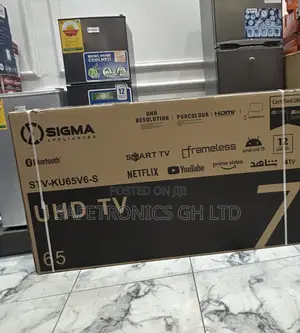 Exclusive 65 Inch Sigma Uhd Android Frameless Smart Tv