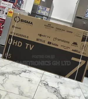 Best Quality Sigma Sleek Smart Uhd Android 65 Inch Frameless Tv