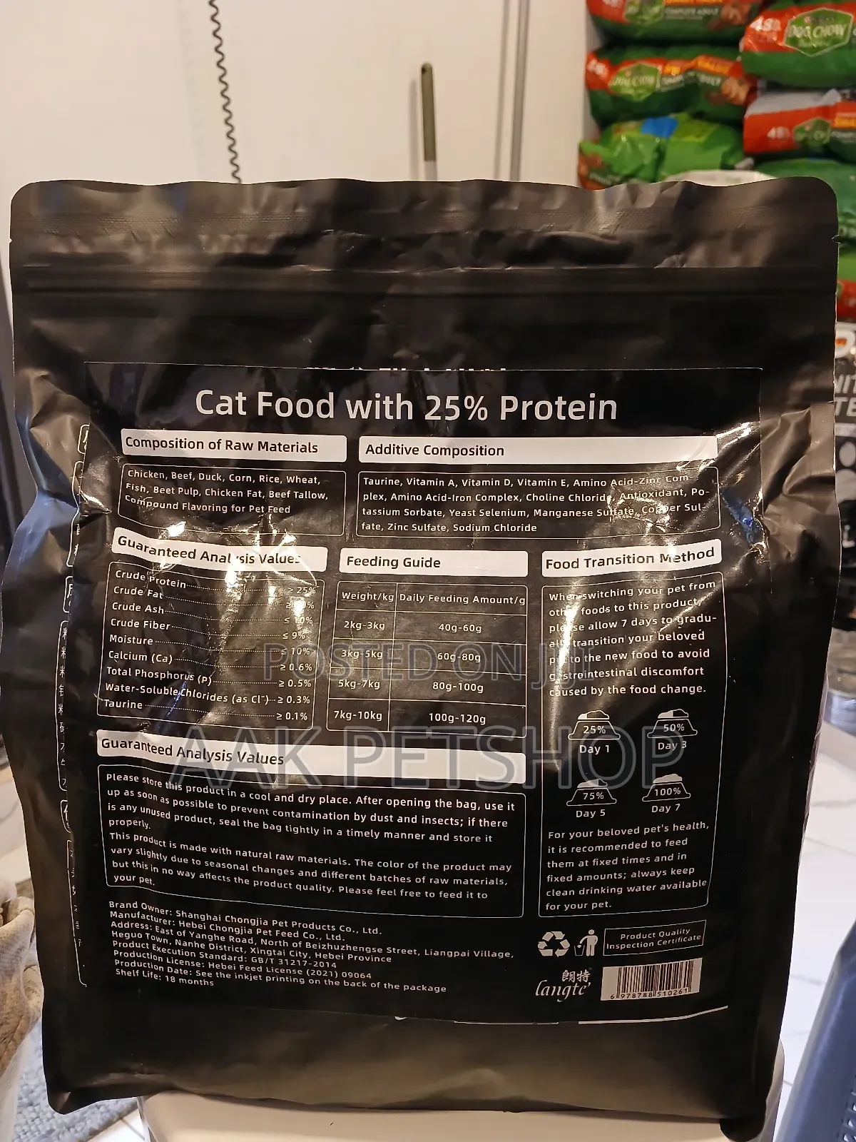 Fresh Meat Cat Food