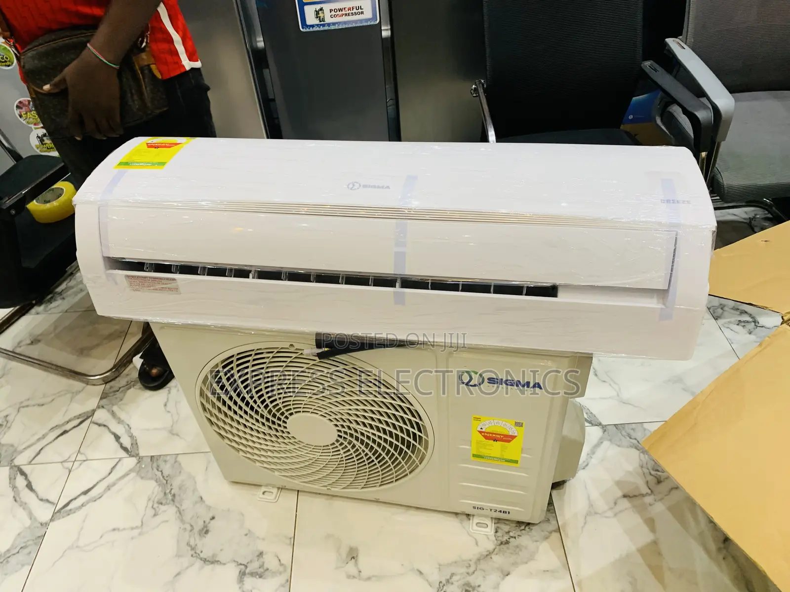 Text Us for Your White Split R410 Gas 2.0hp Sigma