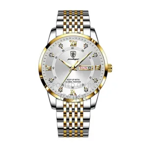 Poedagar Luxury Stain0less Steel Waterproof Luminous Quartz Watch