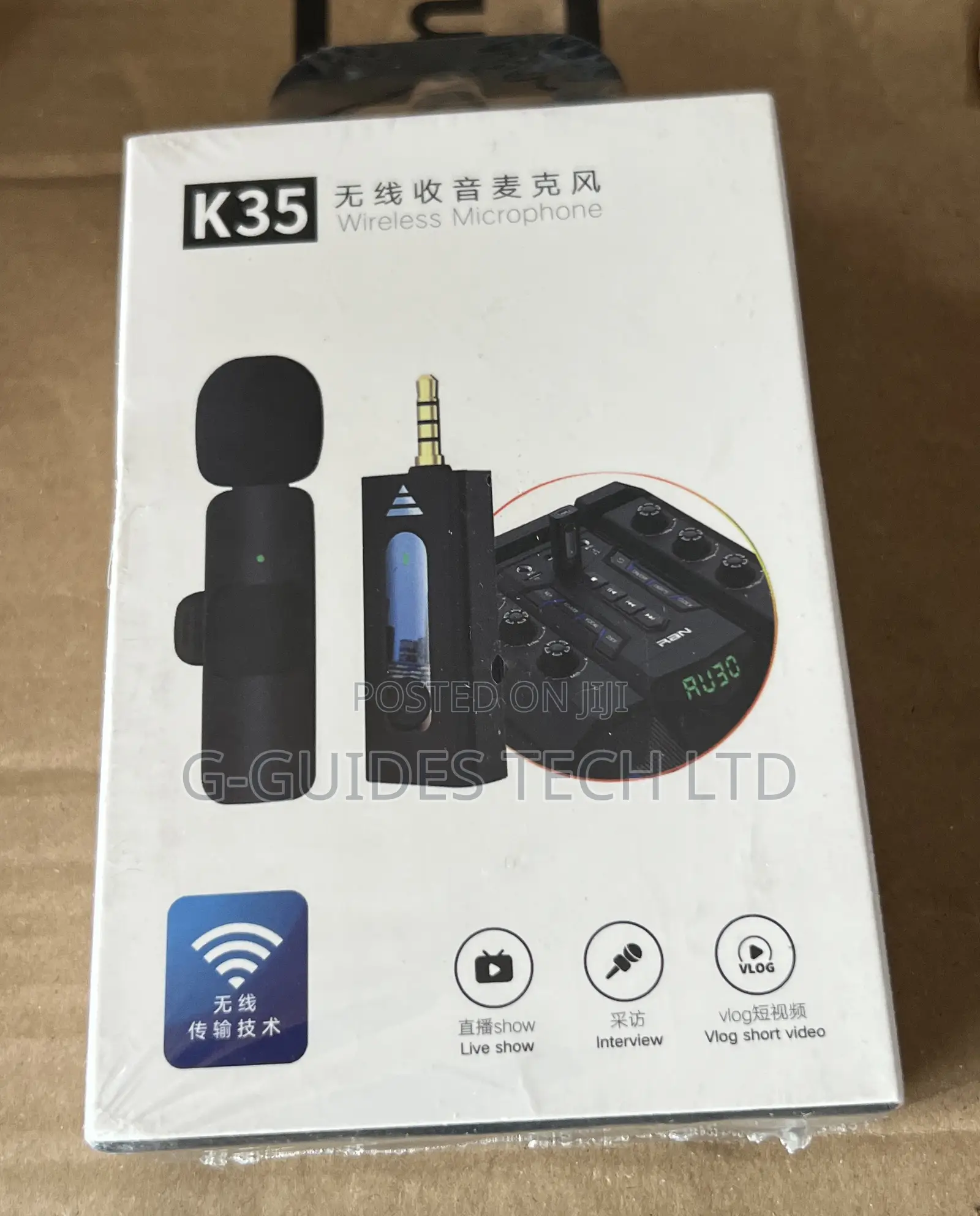 K35 Wireless Lavalier Microphone