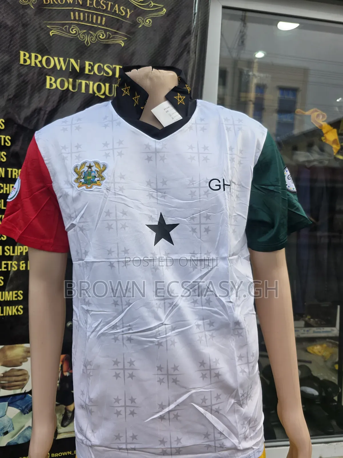Ghana Retro Jersey (Swipe for More)