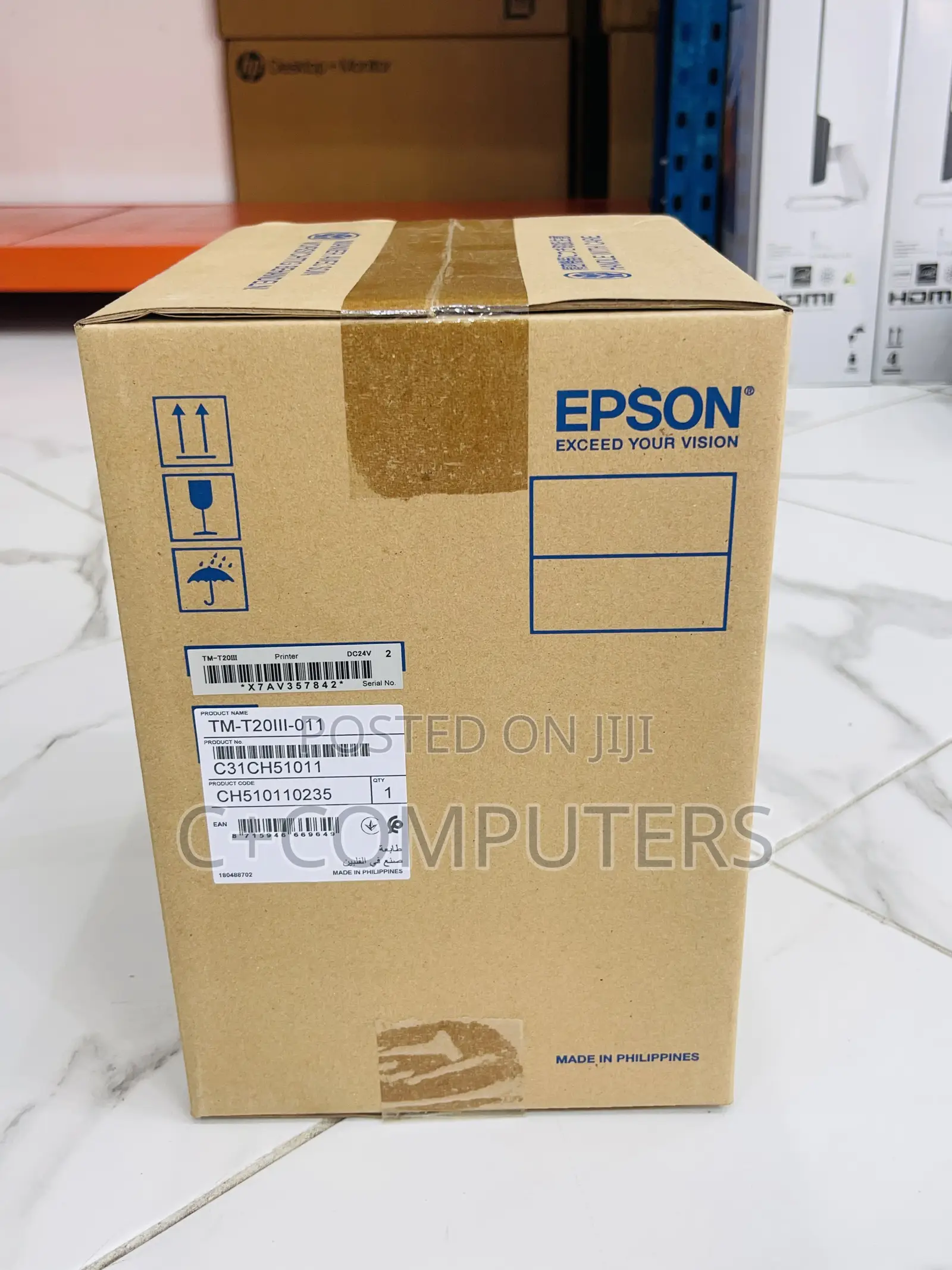 Epson Tm-T20111-011 High-Speed Thermal Pos Receipt Printer