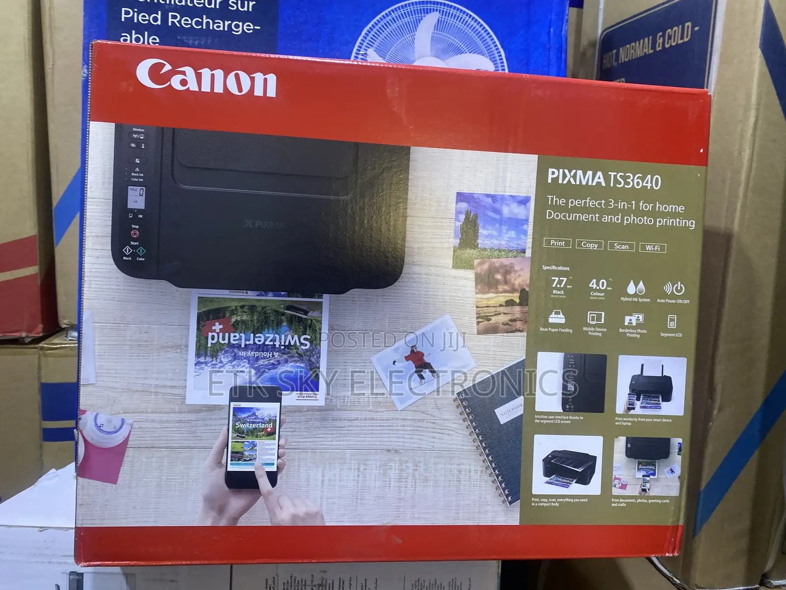 Canon Pixma Ts3640 3in1 Wireless Document and Photo Printer