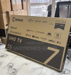 Massive 55 Inch Smart Led Android Sigma Uhd Tv