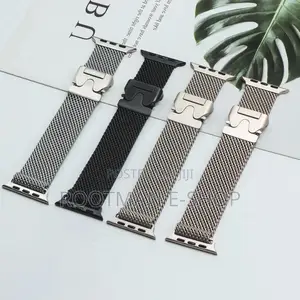 Titanium Milanese Loop For Apple Watch Series -all Sizes 38mm To Ultra