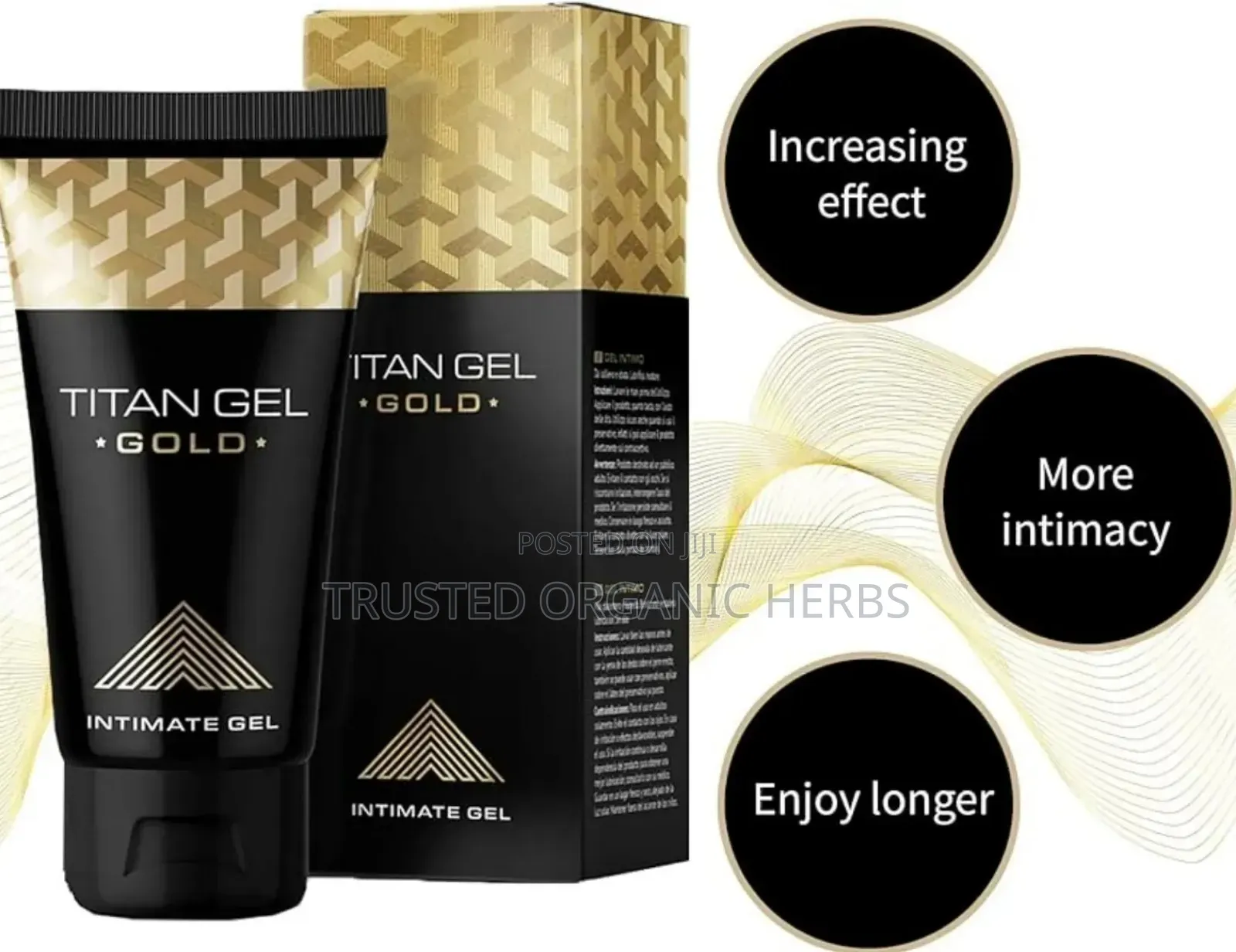 Titan Gel Gold - Longer Bigger Pen.S Enlargement Daily Cream