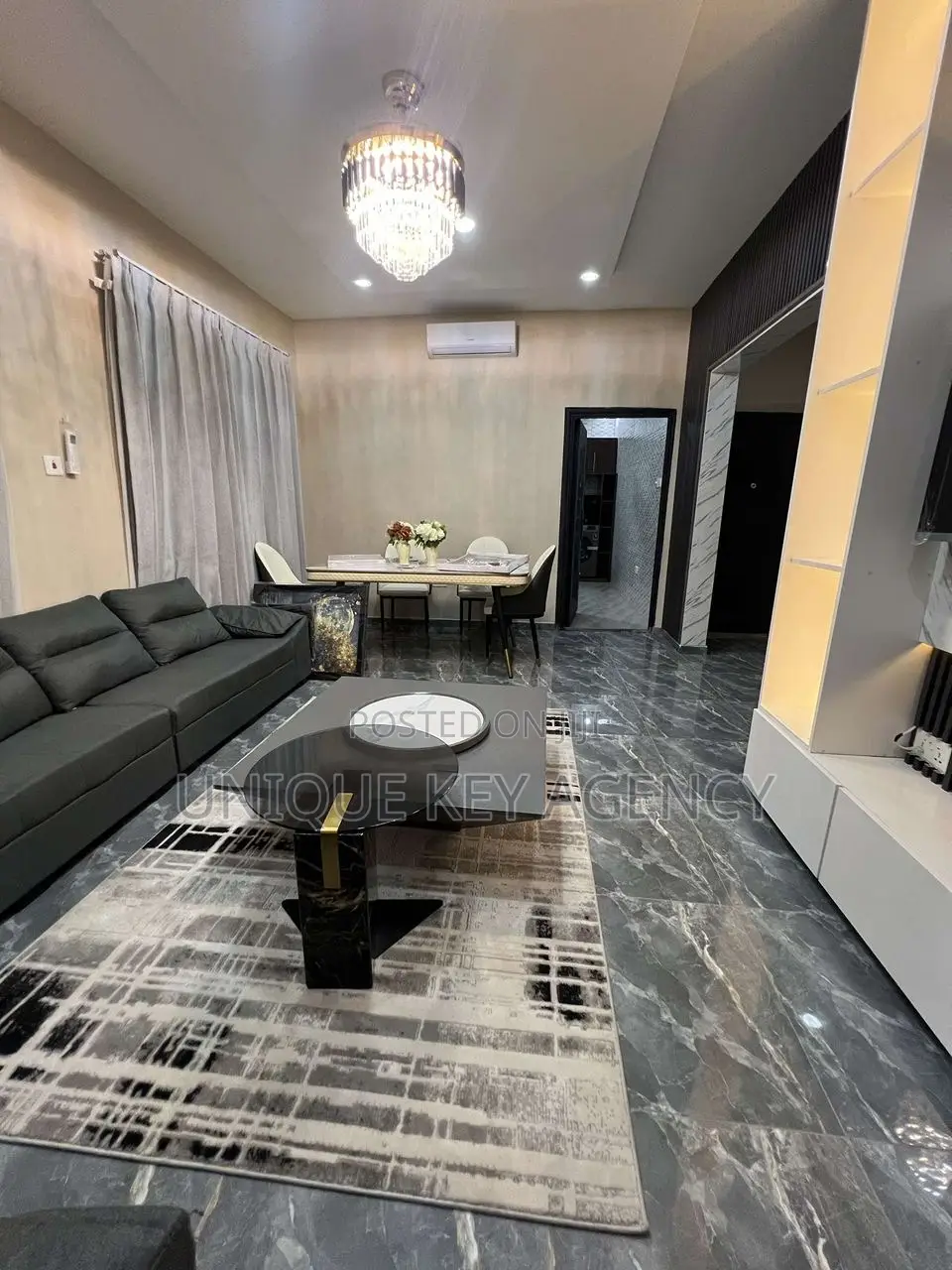 Furnished 3bdrm Apartment in Unique Key Agency, Spintex for rent