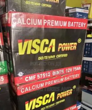 Original Visca Cars Batteries 17 Plate for All Cars