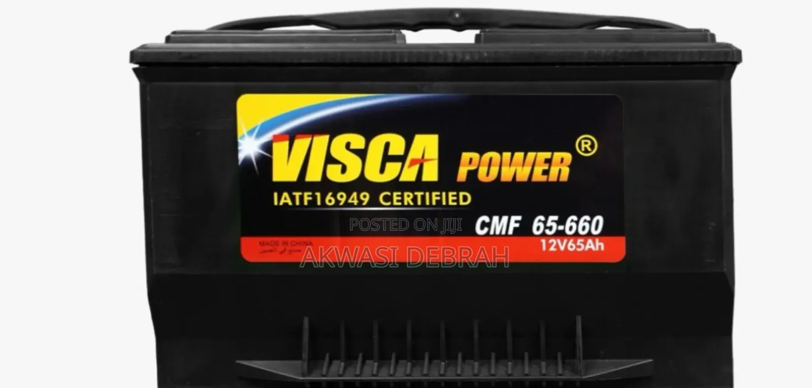 Original Visca Cars Batteries 17 Plate for All Cars