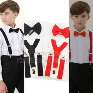 Suspender and Bow Tie for Kids