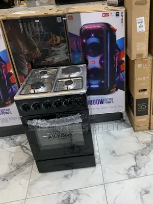 Available Sealed Ailyons 50x50 1 Electric 3 Gas Cooker