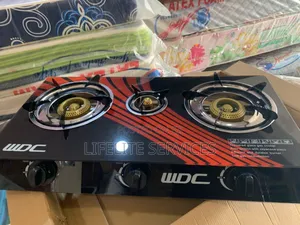 3 Burner Glass Stove - Auto Ignition