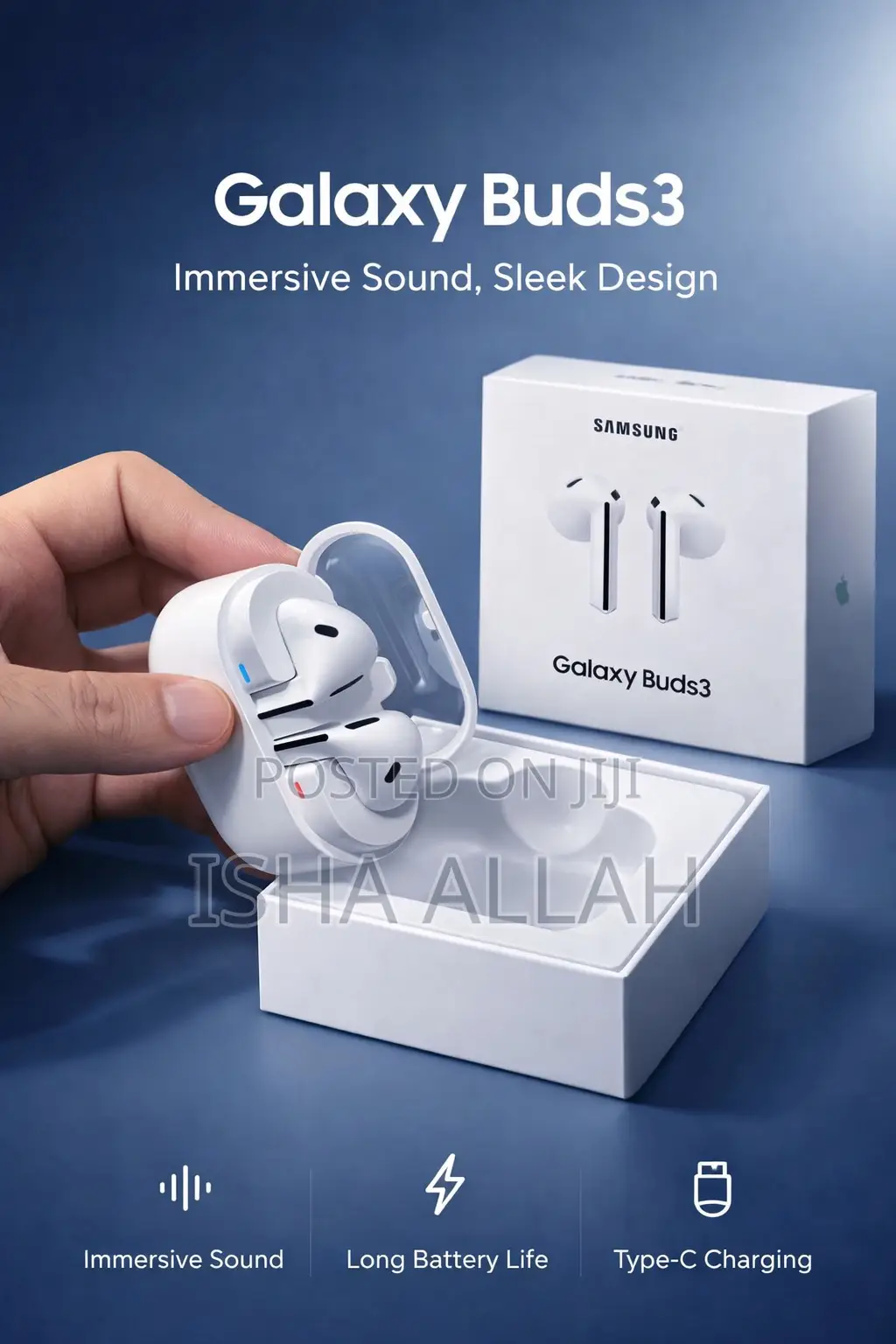 Samsung Galaxy Buds3 – Premium Sound, Smart Lifestyle
